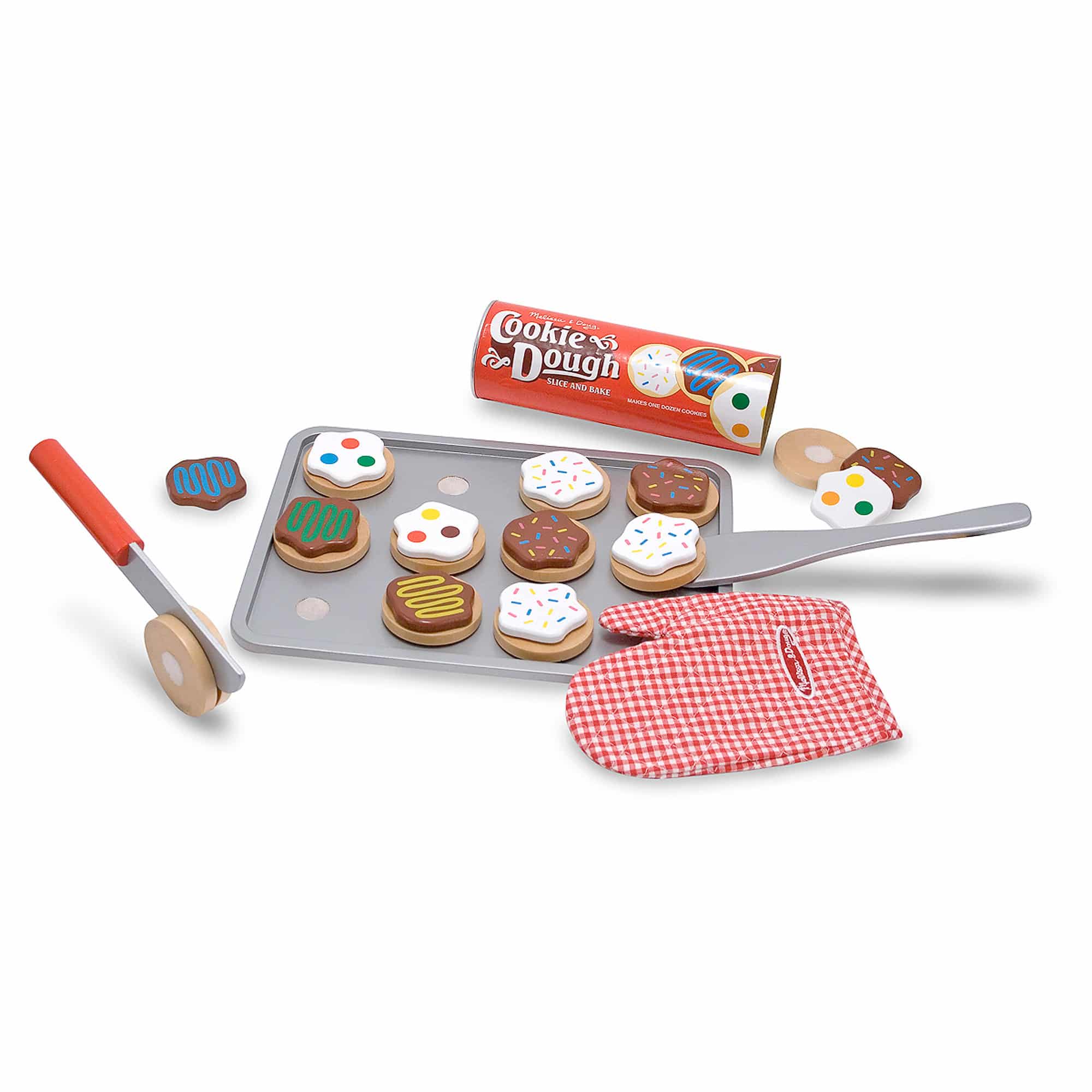 Melissa and Doug - Wooden Slice and Bake Cookie Set