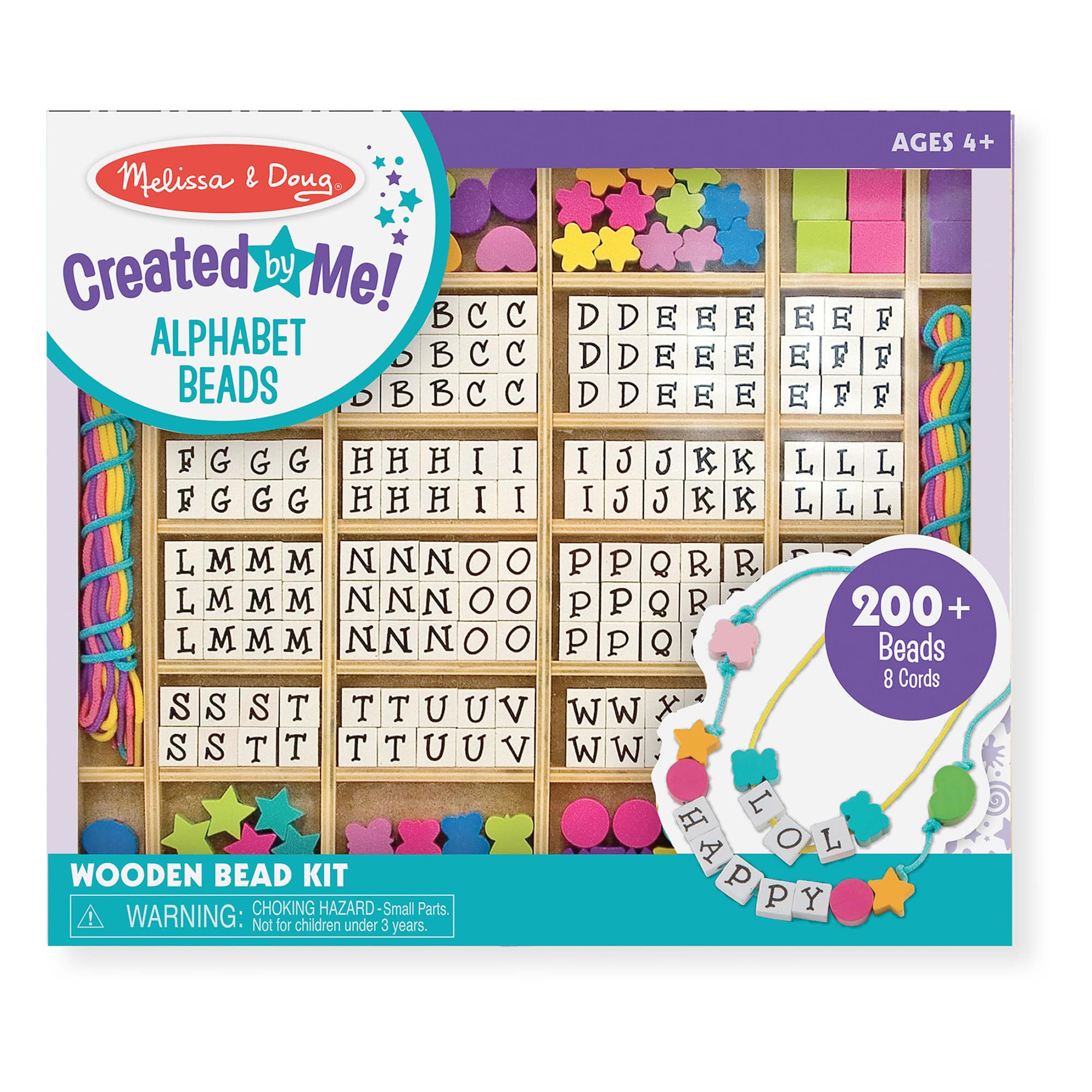 Melissa and Doug - Wooden Stringing Beads