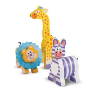 Melissa & Doug - First Play - Safari Grasping Toys