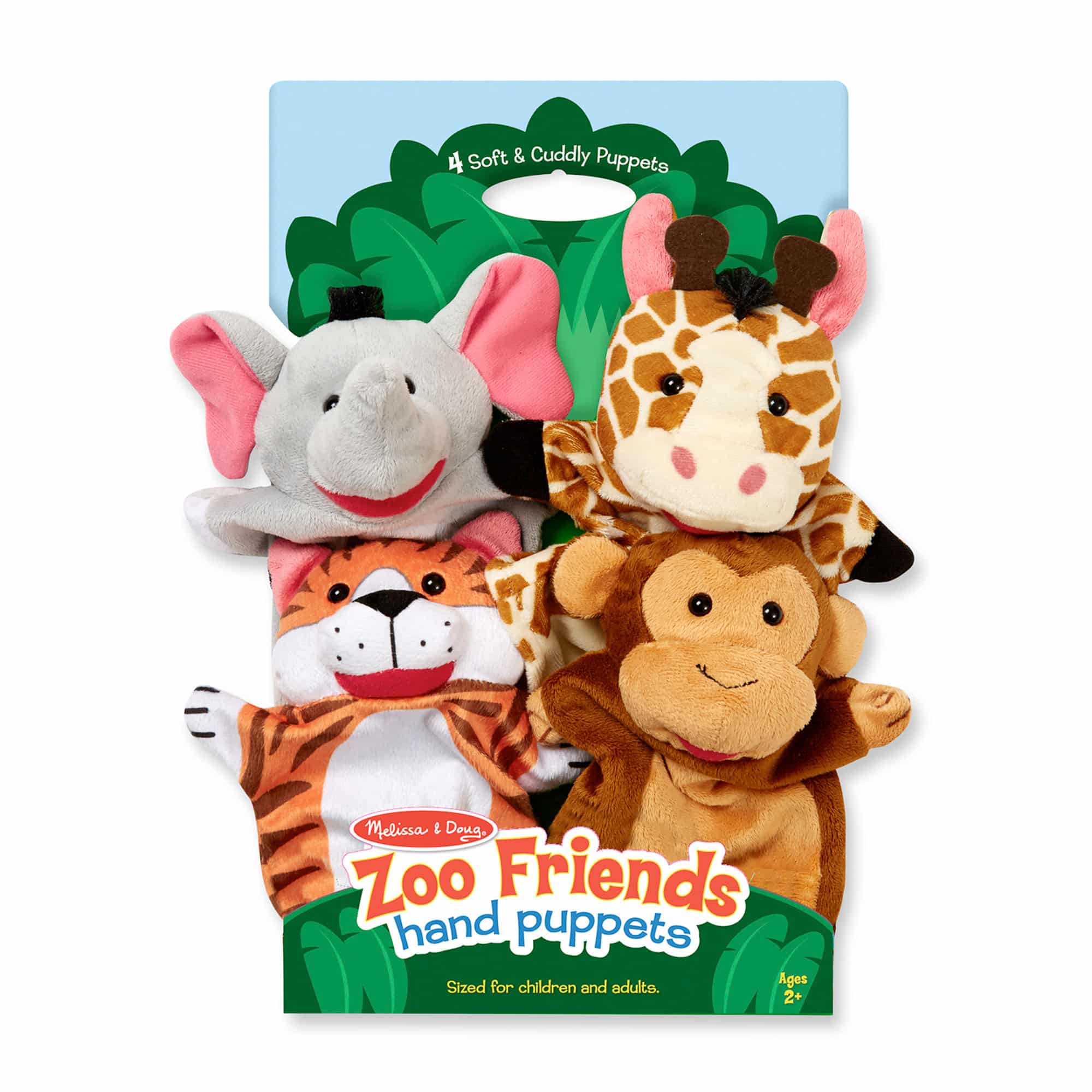 Melissa & Doug - Zoo Friends Hand Puppets