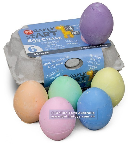 Micador - Early Start Egg Chalk - 6 Colours