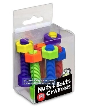 Micador - Nuts and Bolts Crayons - 6 Colours
