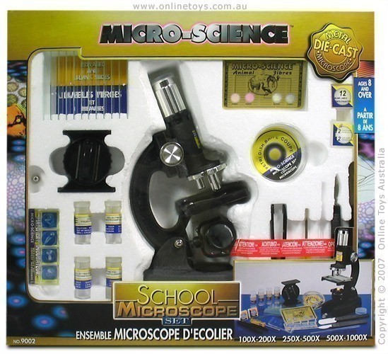 Micro-Science 65 Piece School Microscope Set