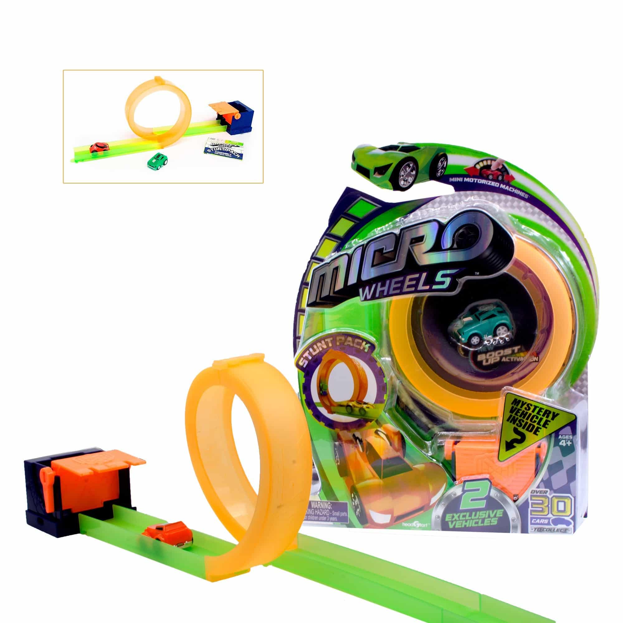 Micro Wheels - Stunt Pack - Orange Loop Track