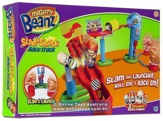 Mighty Beanz - Slam 'n Smash Race Track