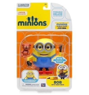 Minions - Deluxe Action Figure - Bob With Teddy Bear