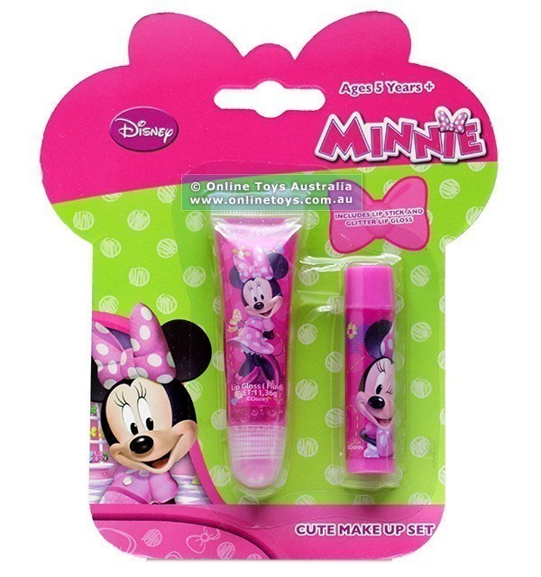 Minnie Mouse - Cute Make Up Set - Lipstick & Lip Gloss - Online Toys ...