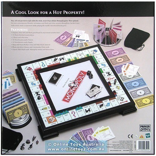 Monopoly - ONYX Edition - Back