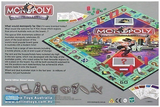 Monopoly - The Australian Here & Now Edition - Back