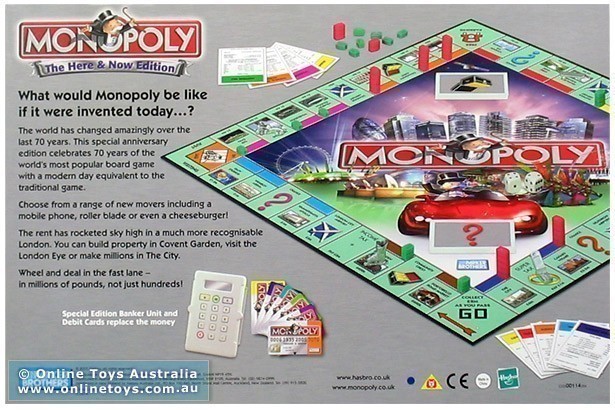 Monopoly - The Here & Now Edition With Electronic Banking - Back