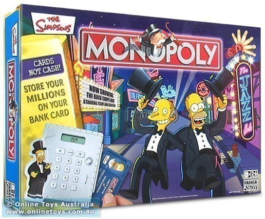 Monopoly - The Simpsons with Electronic Banking