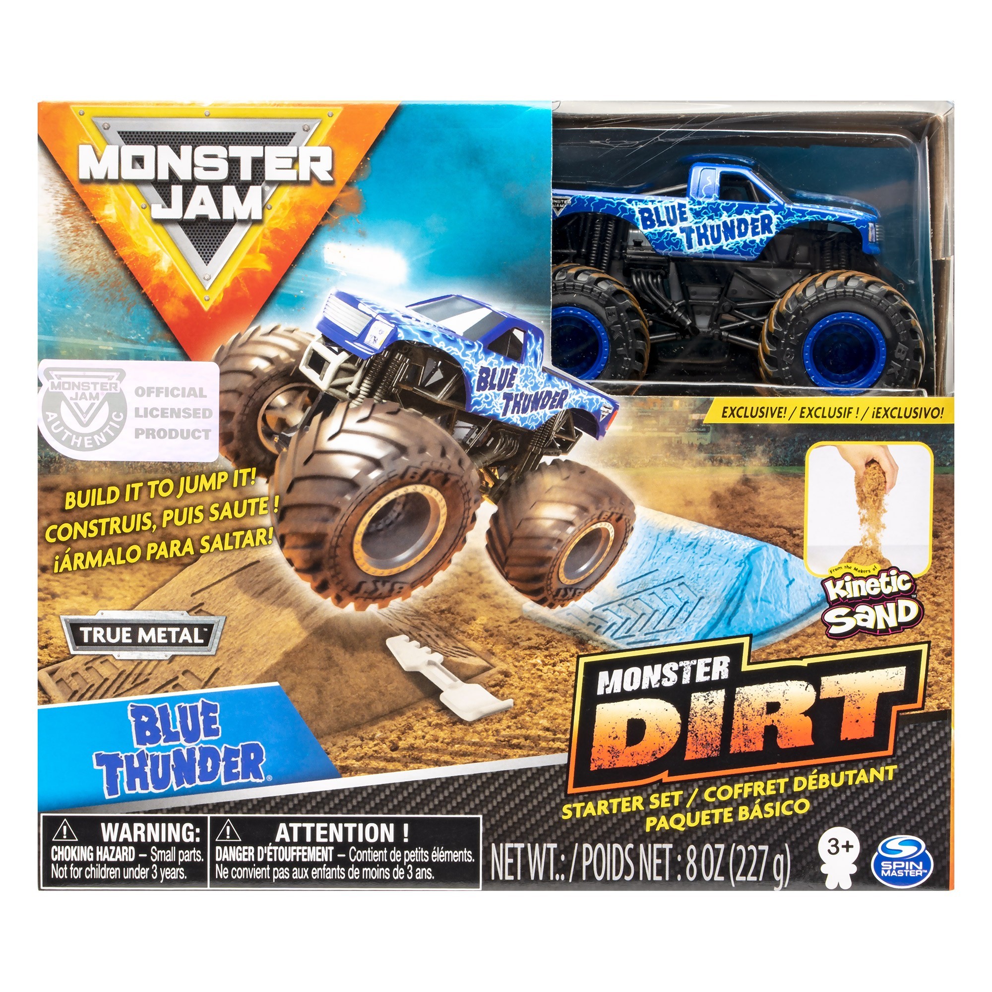 Monster Jam - Monster Dirt Starter Set - Blue Thunder