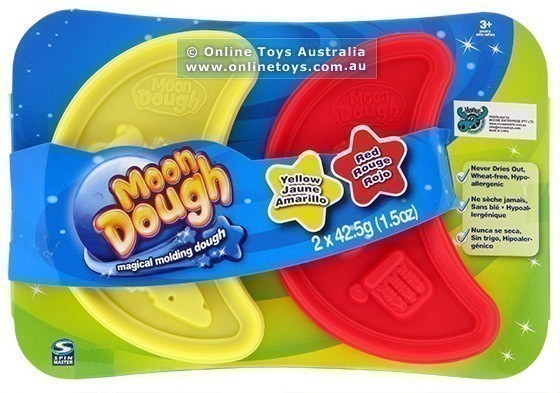 Moon Dough - Double Refill - Yellow and Red