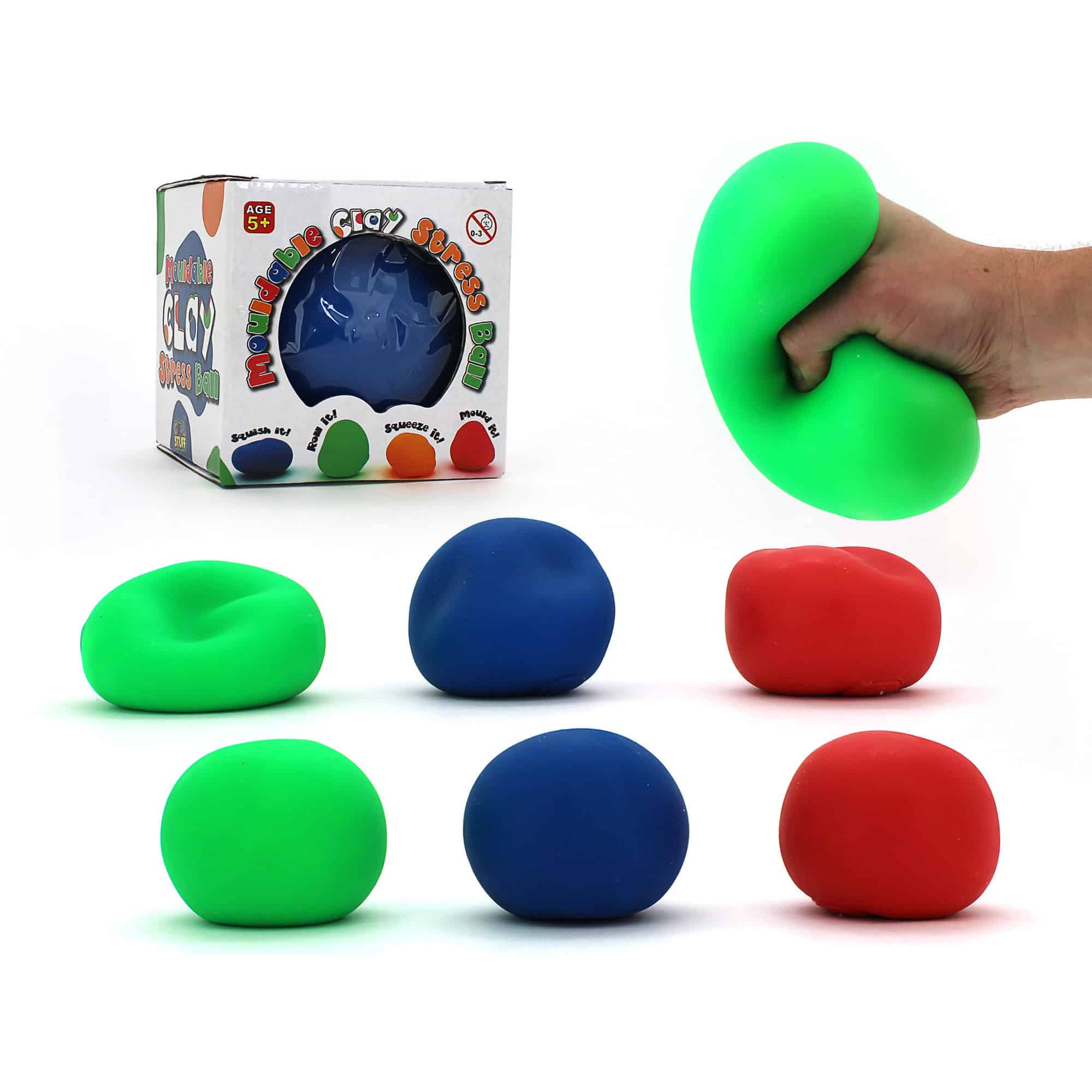 Mouldable Super Clay Stress Ball - 100mm
