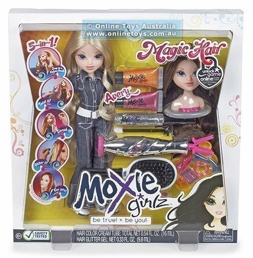 Moxie Girlz - Magic Hair Doll Pack - Avery