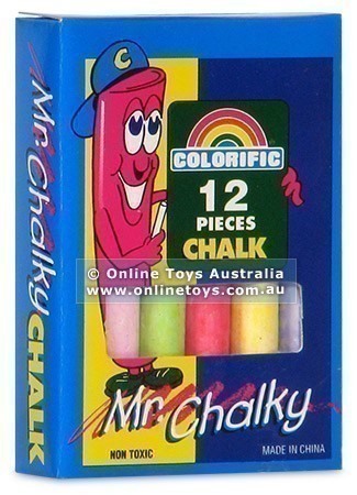 Mr Chalky Chalk - Colour 12 Pack