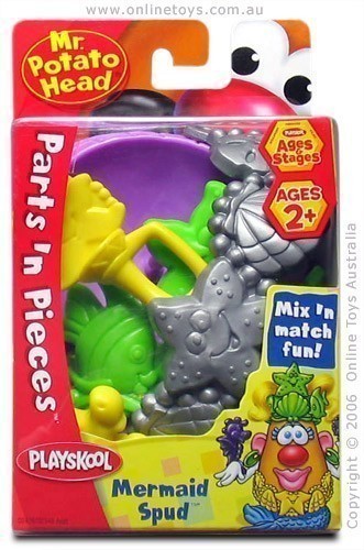 Mrs Potato Head Mermaid Spud Parts
