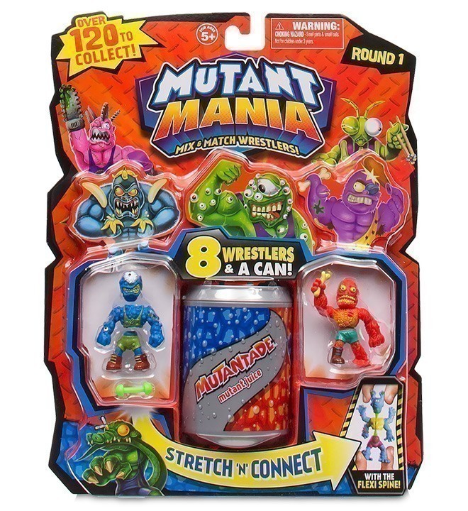 Mutant Mania - Round 1 - 8 Pack with Can