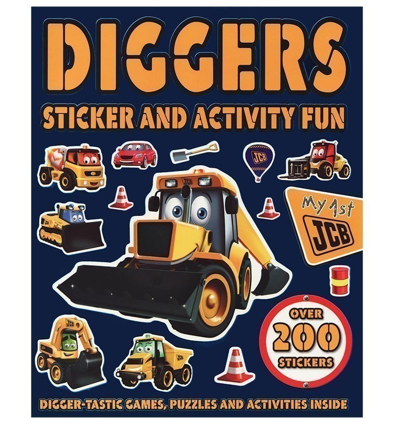 My 1st JCB Sticker & Activity Fun Book - Diggers