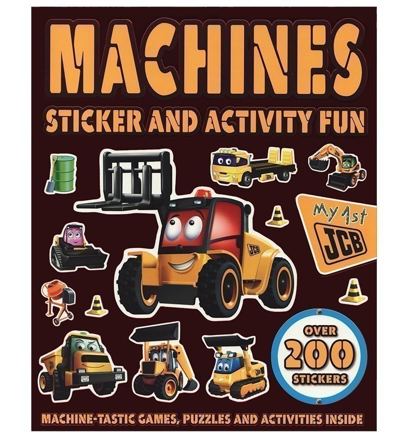 My 1st JCB Sticker & Activity Fun Book - Machines