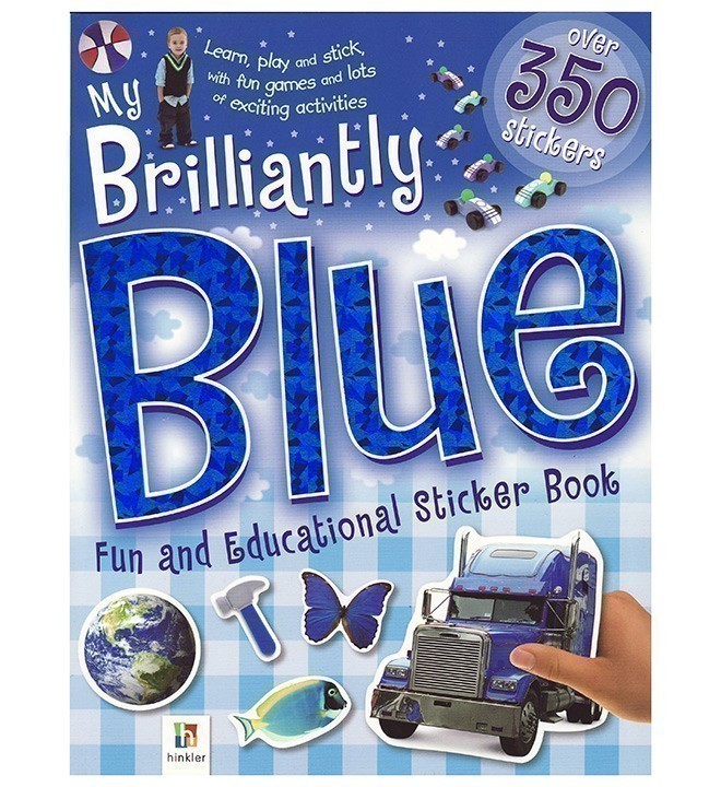 My Brilliantly Blue Sticker Book