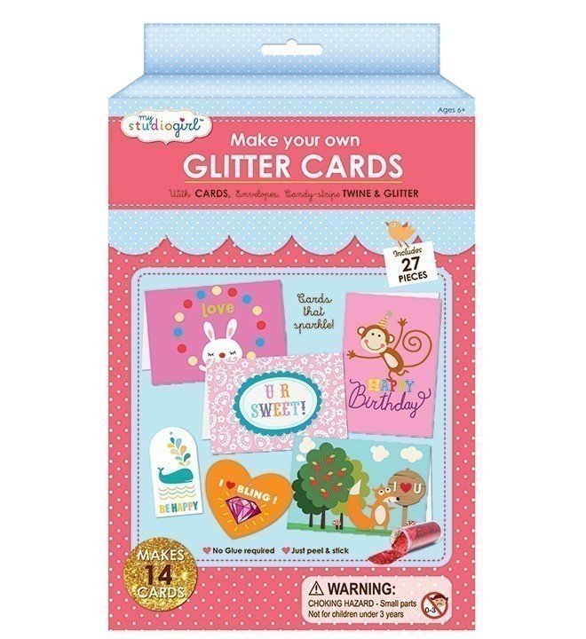 My Studio Girl - Make Your Own Glitter Cards