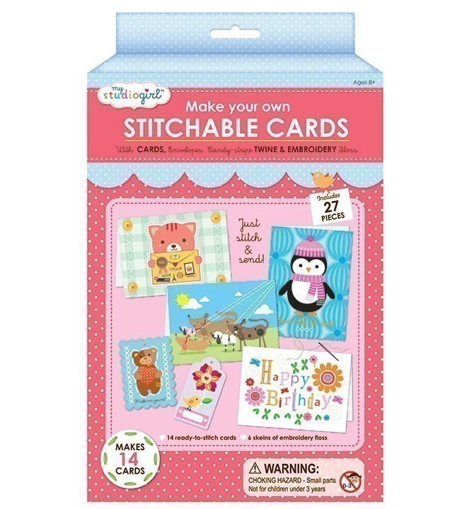 My Studio Girl - Make Your Own Stitchable Cards
