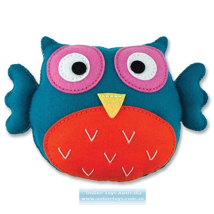 My Studio Girl - Sew-Your-Own Flatsie Mini Cushion - Owl