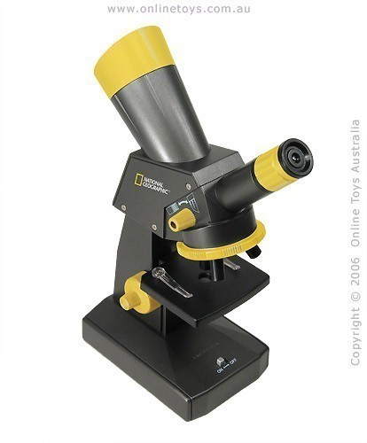 National Geographic 10X-750X Projection Zoom Microscope