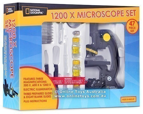 National Geographic 1200X Microscope Set