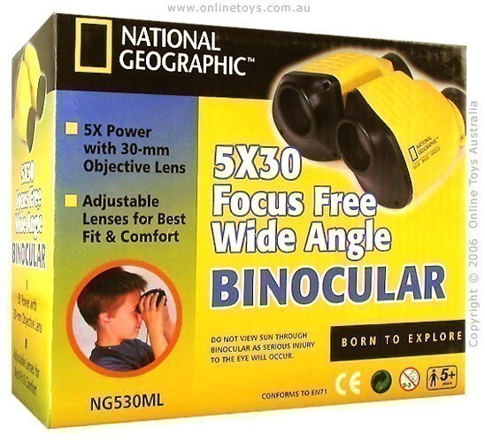 National Geographic 5X30 Binoculars - Box