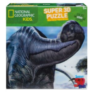 National Geographic Kids - Lenticular Super 3D Puzzle - Argentinosaurus Dinosaurs - 150 Pieces