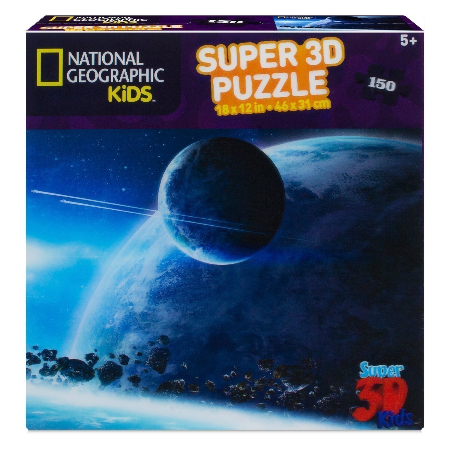 National Geographic Kids Space Landscape 150pc Super 3D Effect Puzzle 