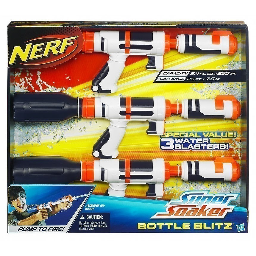 Nerf Super Soaker - Bottle Blitz Special Value Triple Pack