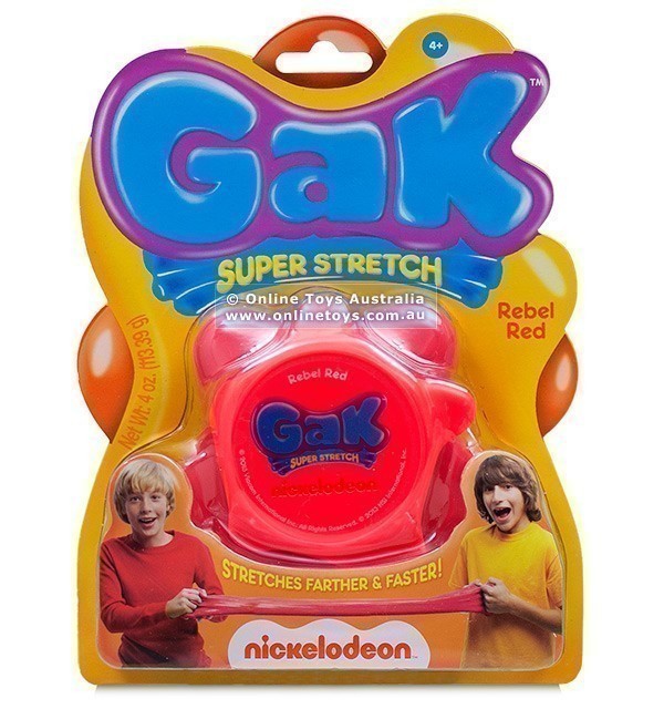 Nickelodeon - Gak - Super Stretch Rebel Red