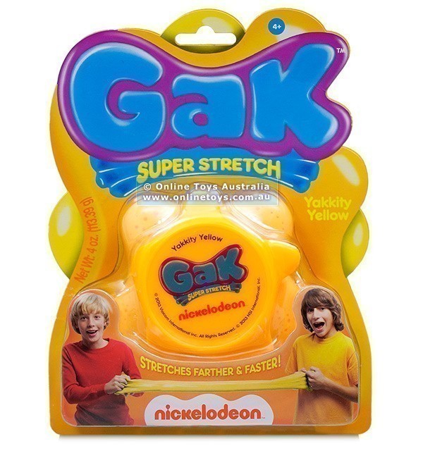 Nickelodeon - Gak - Super Stretch Yakkiti Yellow