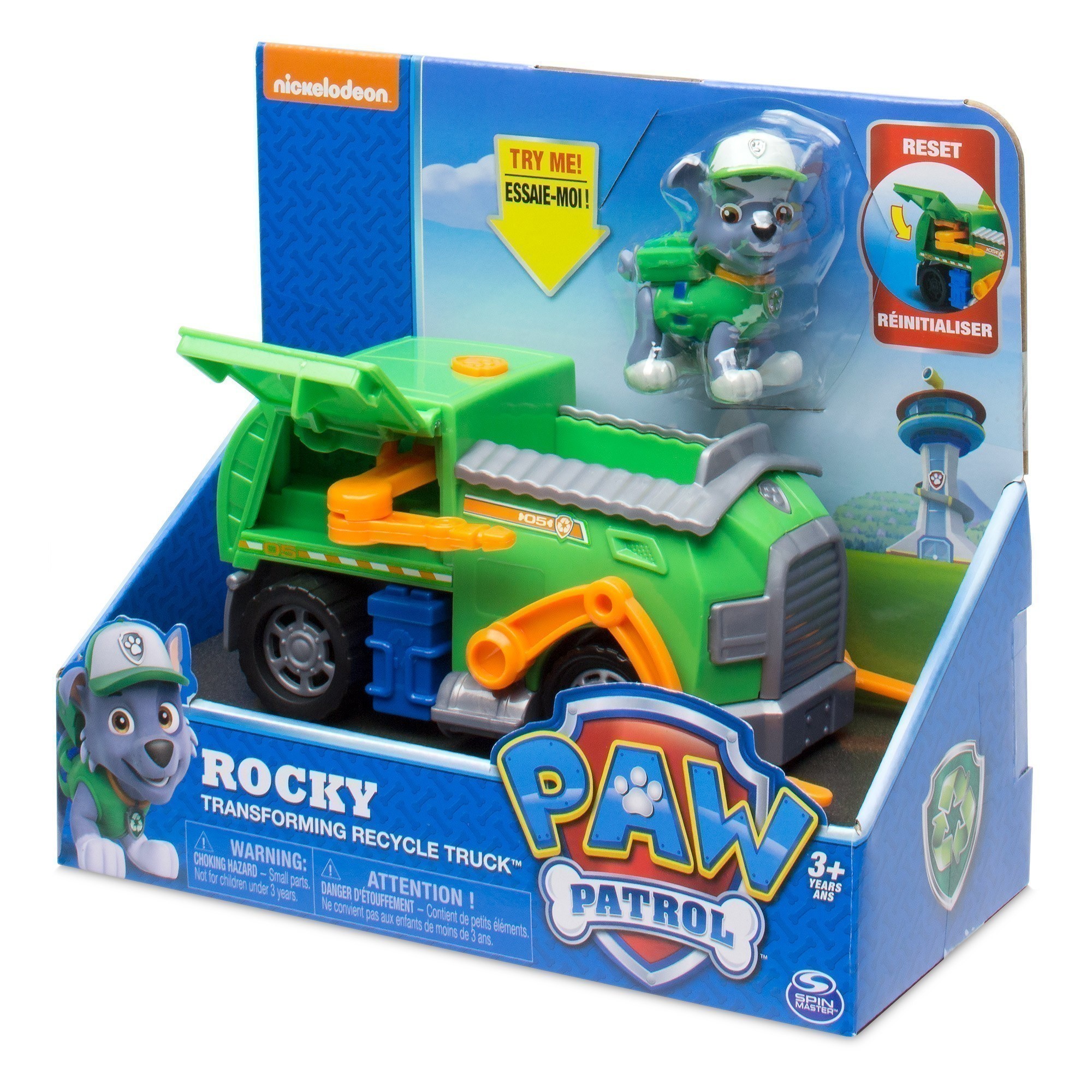 Nickelodeon - Paw Patrol - Rocky Transforming Recycle Truck