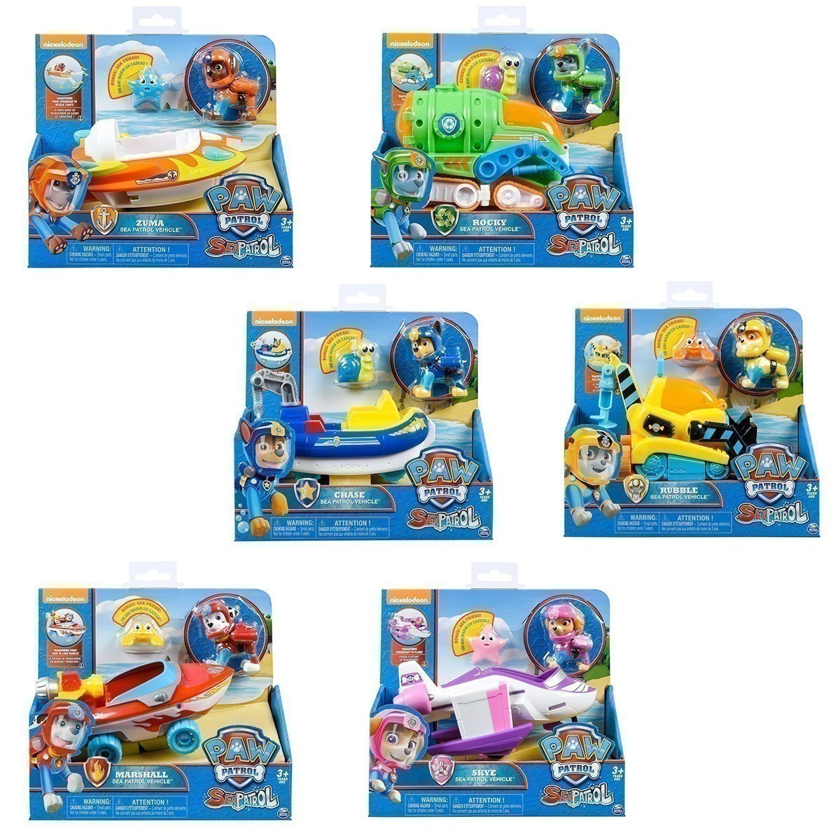 Nickelodeon - Paw Patrol - Transforming Sea Patrol Vehicle Assortment