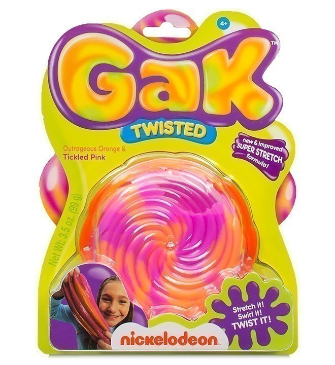 Nickelodeon - Twisted Gak - Outrageous Orange and Tickled Pink