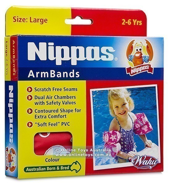 Nippas - Large Arm Bands - Red