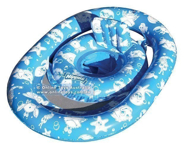 Nippas - Swim Ring with Seat - Blue
