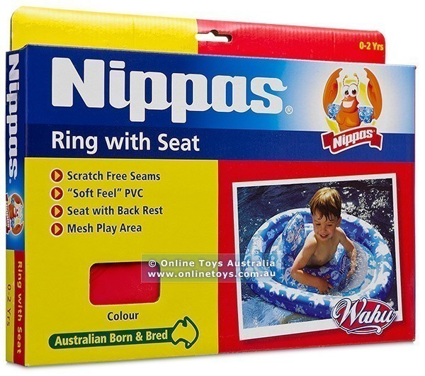 Nippas - Swim Ring with Seat - Red