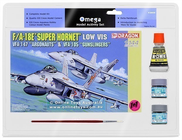 Omega - Dragon - 1/144 F/A-18E Super Hornets Model Kit - Twin Pack