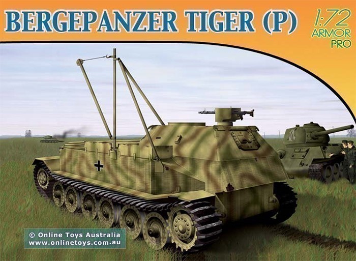 Omega - Dragon - 1/72 Bergepanzer Tiger (P) Model Kit