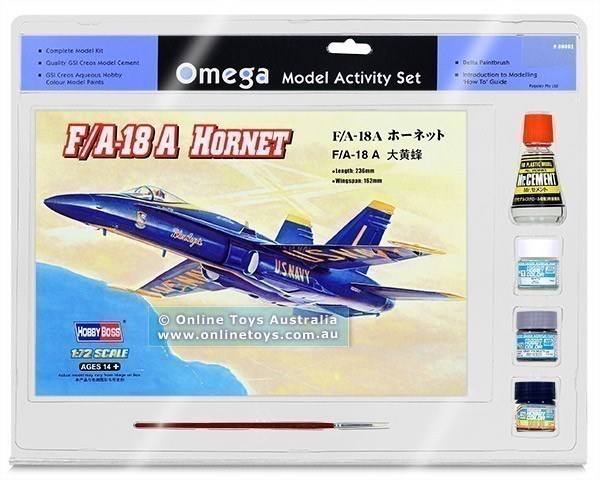 Omega - Hobby Boss - 1/72 FA-18 A Hornet Model Kit