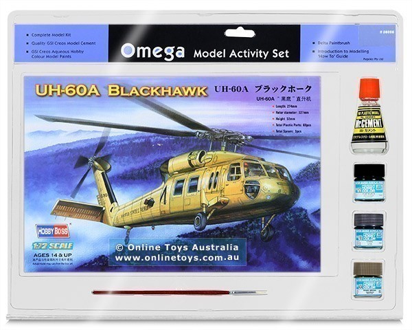 Omega - Hobby Boss - 1/72 UH-60A Blackhawk Helicopter Model Kit