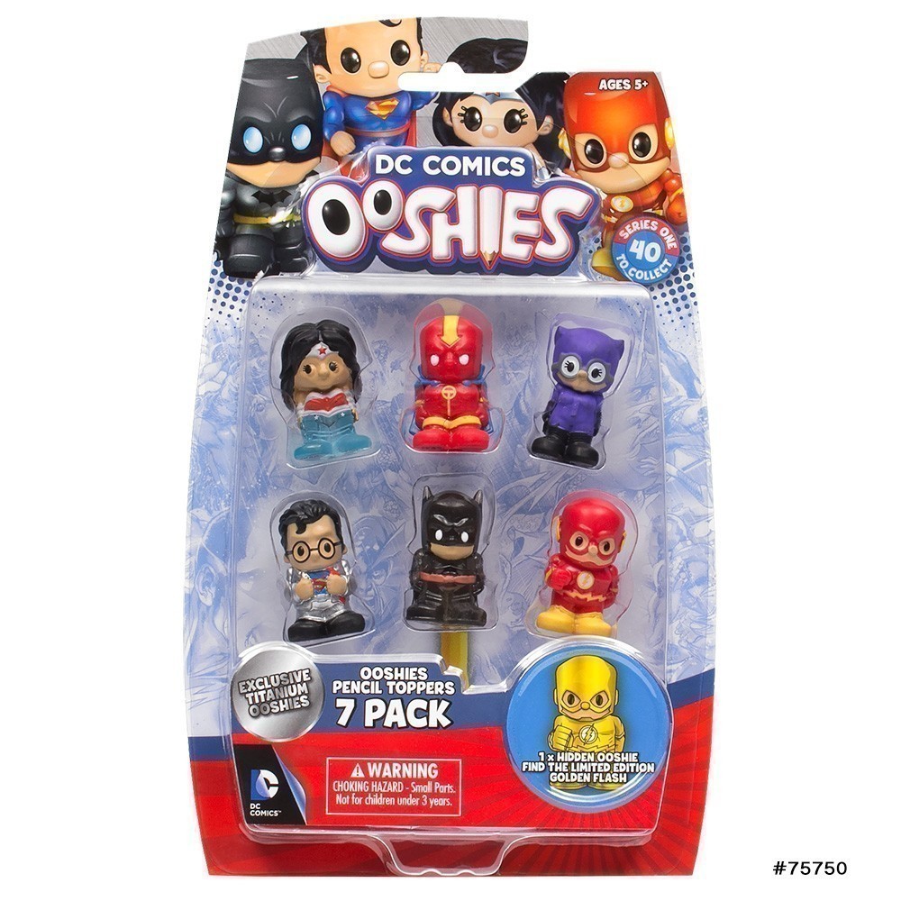Ooshies Pencil Toppers - DC Comics 7 Pack (75750)