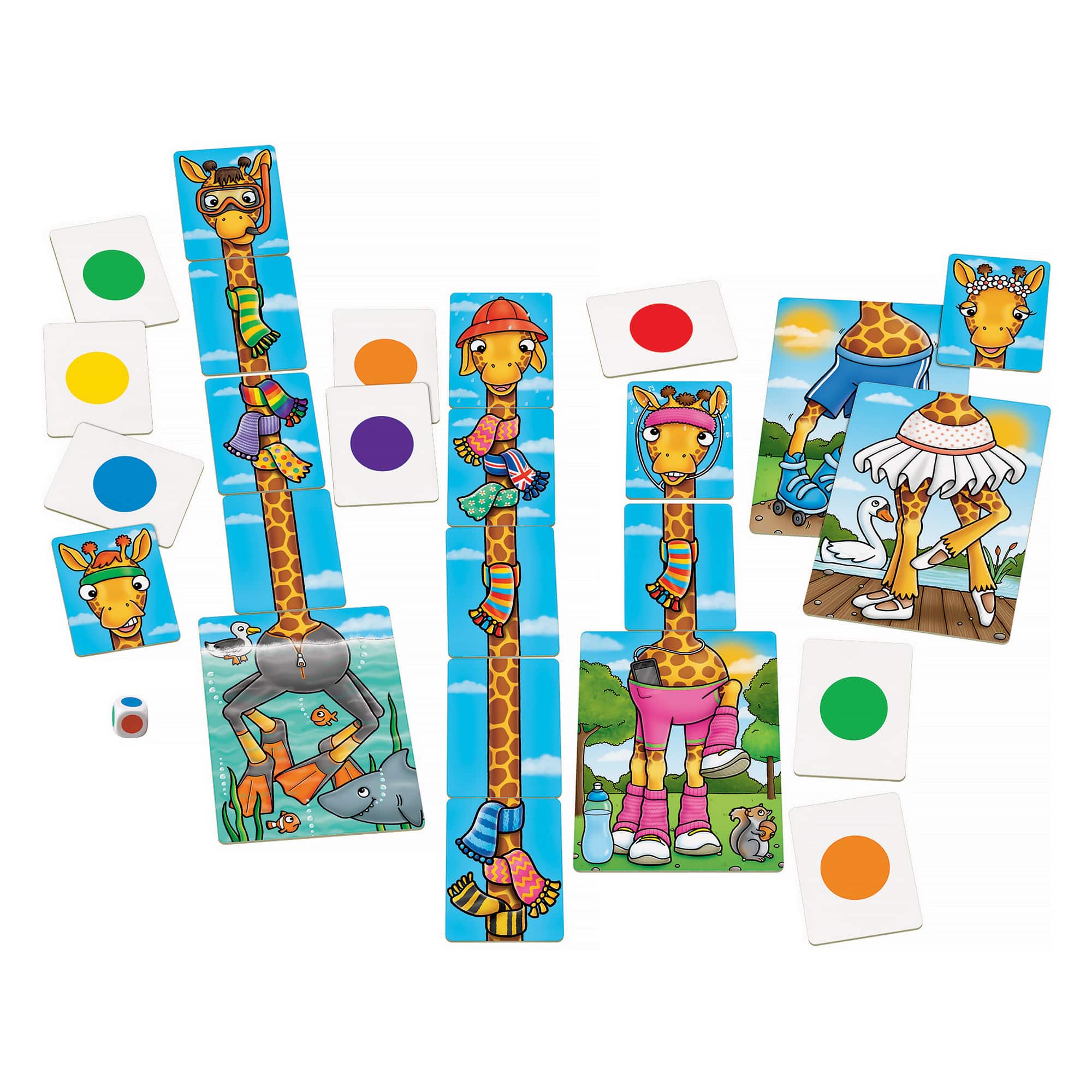 Orchard Toys - Giraffes in Scarves Game