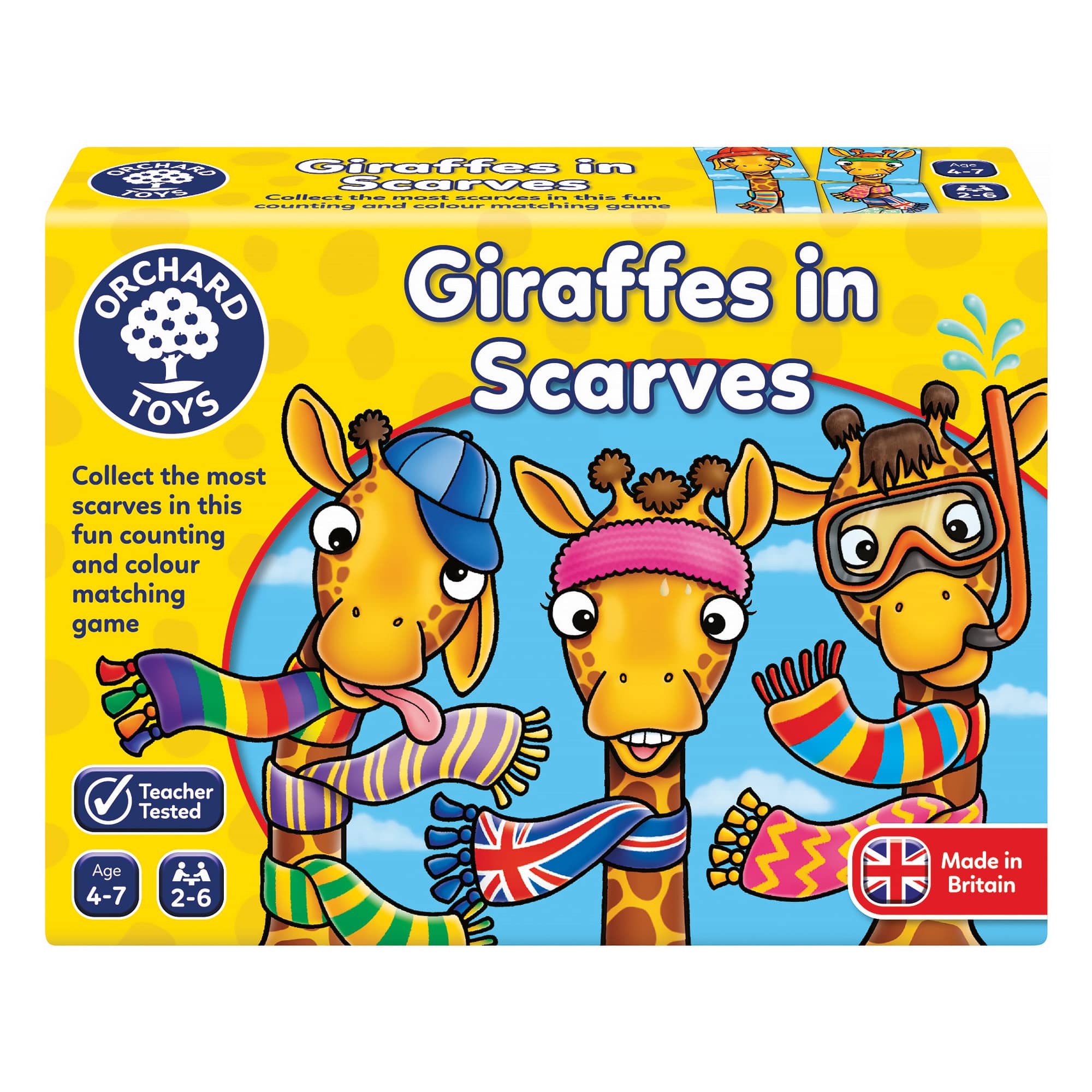 Orchard Toys - Giraffes in Scarves Game