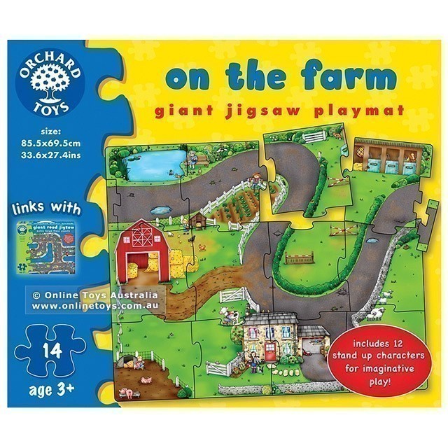 Orchard Toys - On the Farm Jigsaw Playmat